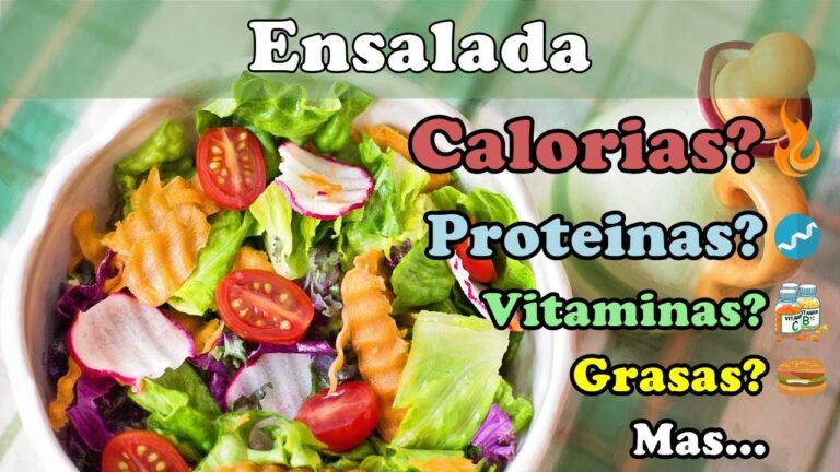 Calorias De Una Ensalada